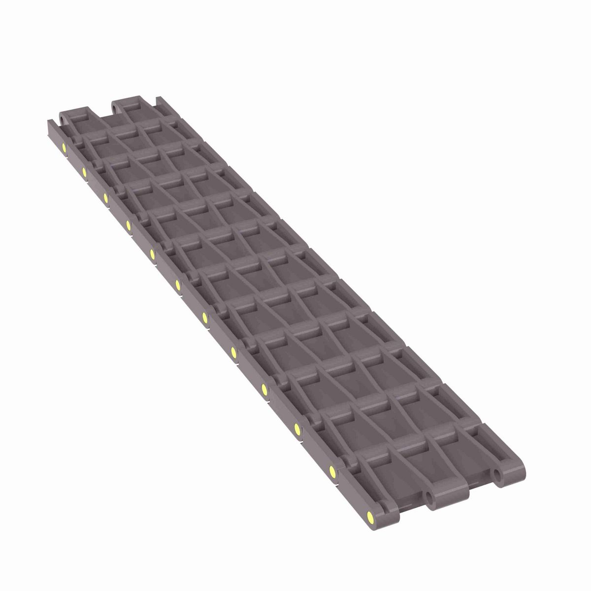 Rexnord 5705 Straight Running Solid Top, Material: Brown High Performance, Width: 3.25in, Pitch: 1.5in - 81416721