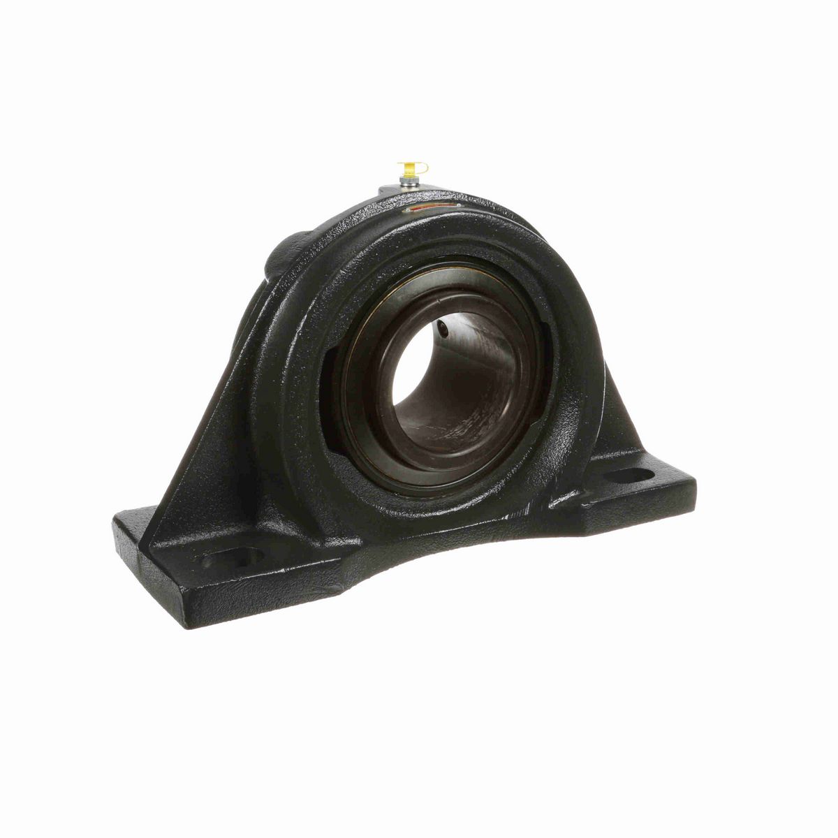 Sealmaster Mounted Cast Iron Four Bolt Pillow Block Ball Bearing - 52100 Bearing Steel, Black Oxided - Setscrew Lock - MFP-64