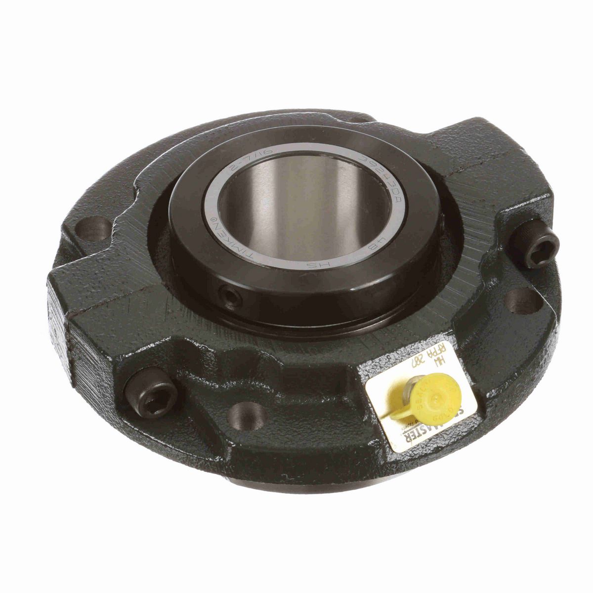 Sealmaster Mounted Cast Iron Piloted Flange Tapered Roller - 52100 Bearing Steel - Collar Mount Lock - RFPA 207
