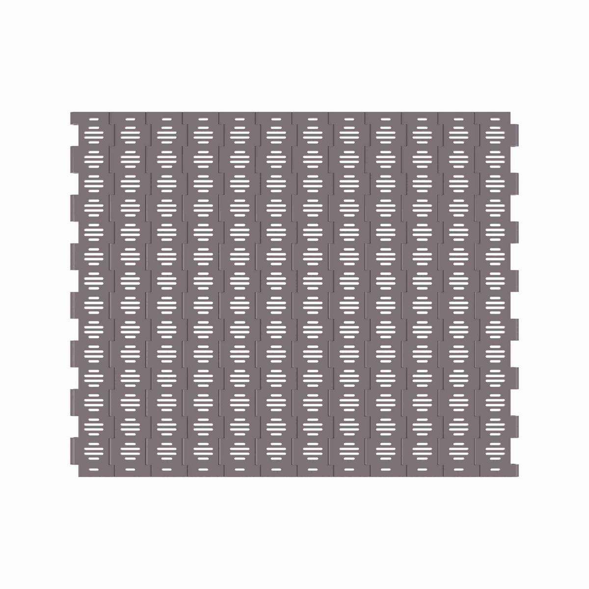 Rexnord 5706 Straight Running Flush Grid, Material: Brown High Performance, Width: 15in, Pitch: 1.5in - 81416775