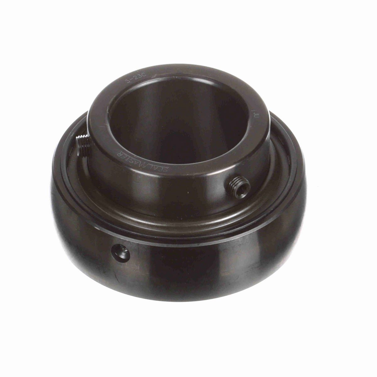 Sealmaster Mounted Insert Only Ball Bearing - 52100 Bearing Steel, Black Oxided - Setscrew Lock - 3-23C