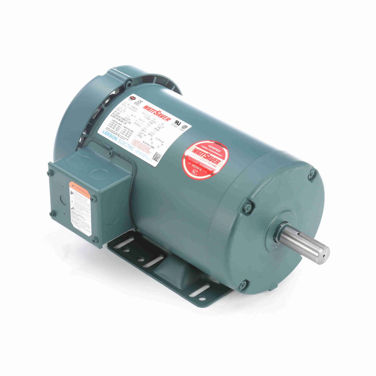 LEESON WATTSAVER® General Purpose Motor, 3 HP, 3 Ph, 60 Hz, 230/460 V, 3600 RPM, 145T Frame, TEFC - 121968.00