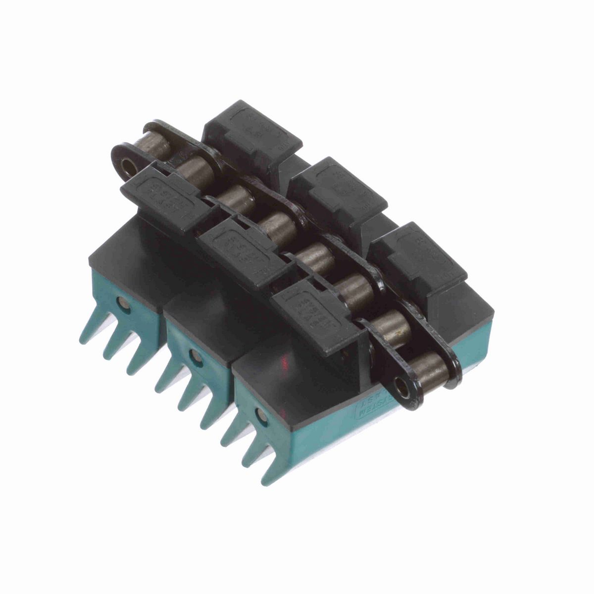 System Plast 1873TAB SideGrip™ Side-flexing, Material: NG evo (Gray Blue), Width: 3.25in, Pitch: 1.5in - NGE1873TAB-K325GS1