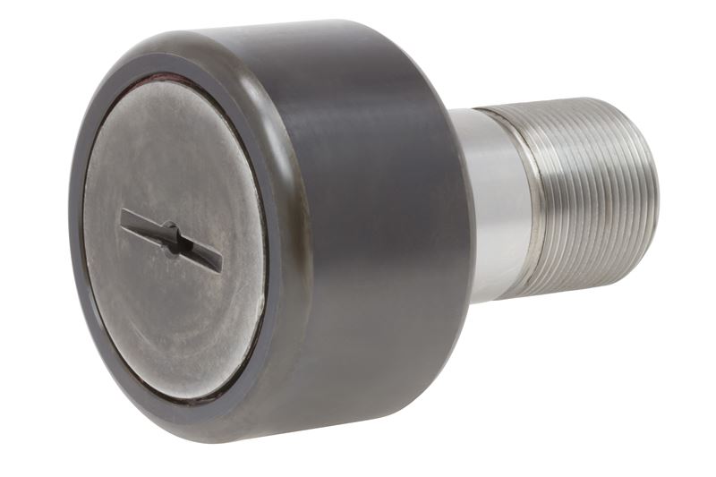 Игольчатый опорный ролик с цапфой RBC H96, цилиндрический, повышенной грузоподъемности, без уплотнения, со шлицем под отвёртку