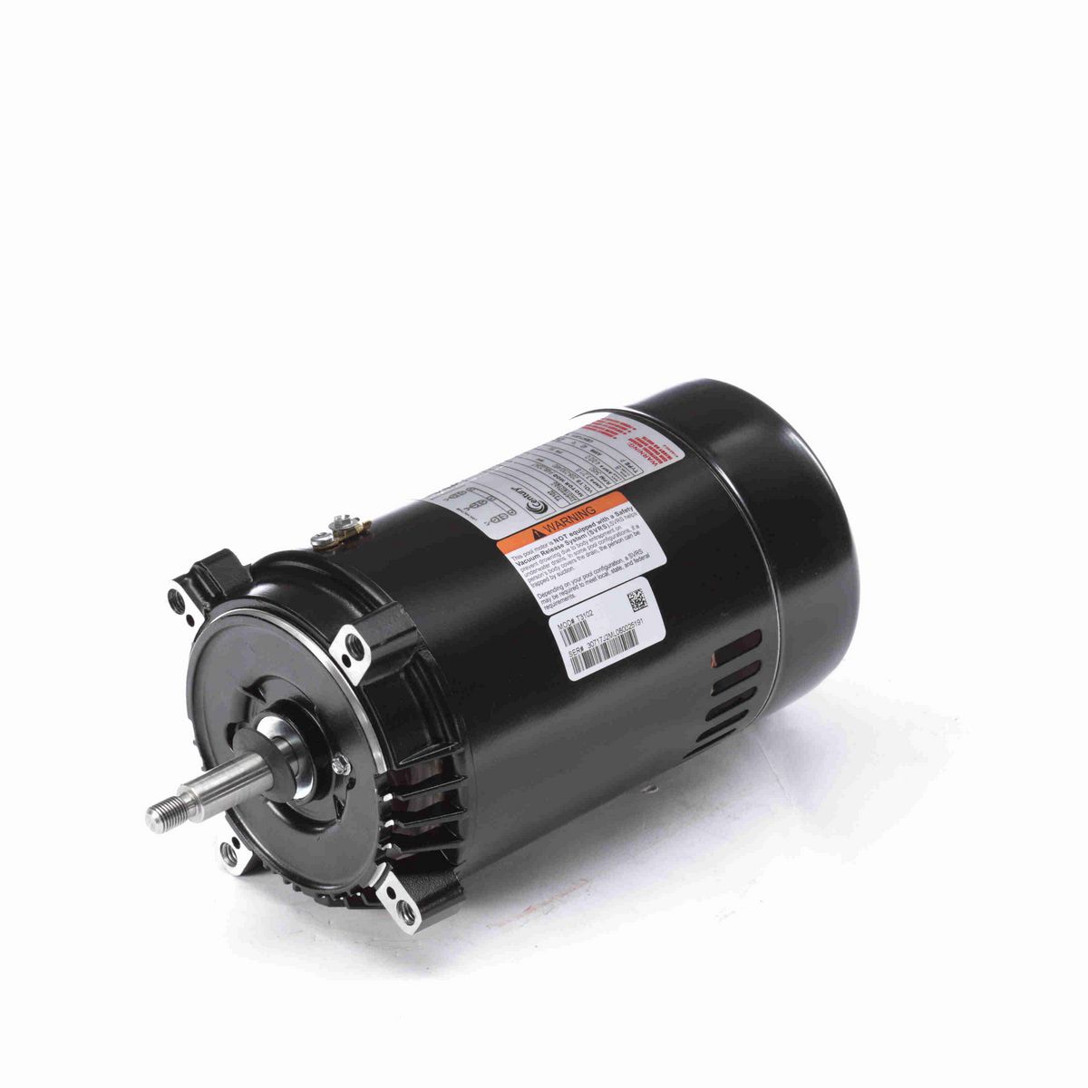 Century Pool Pump Motor, 1 HP, 3 Ph, 60 Hz, 208-230/460 V, 3600 RPM, 56J Frame, ODP - T3102
