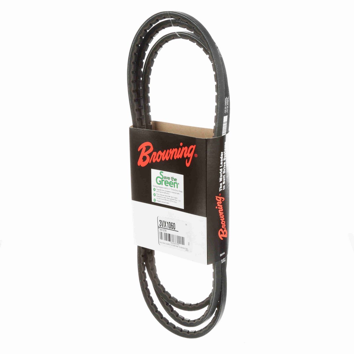 Browning EPDM Notched Belt 98% Efficient - 3VX1060