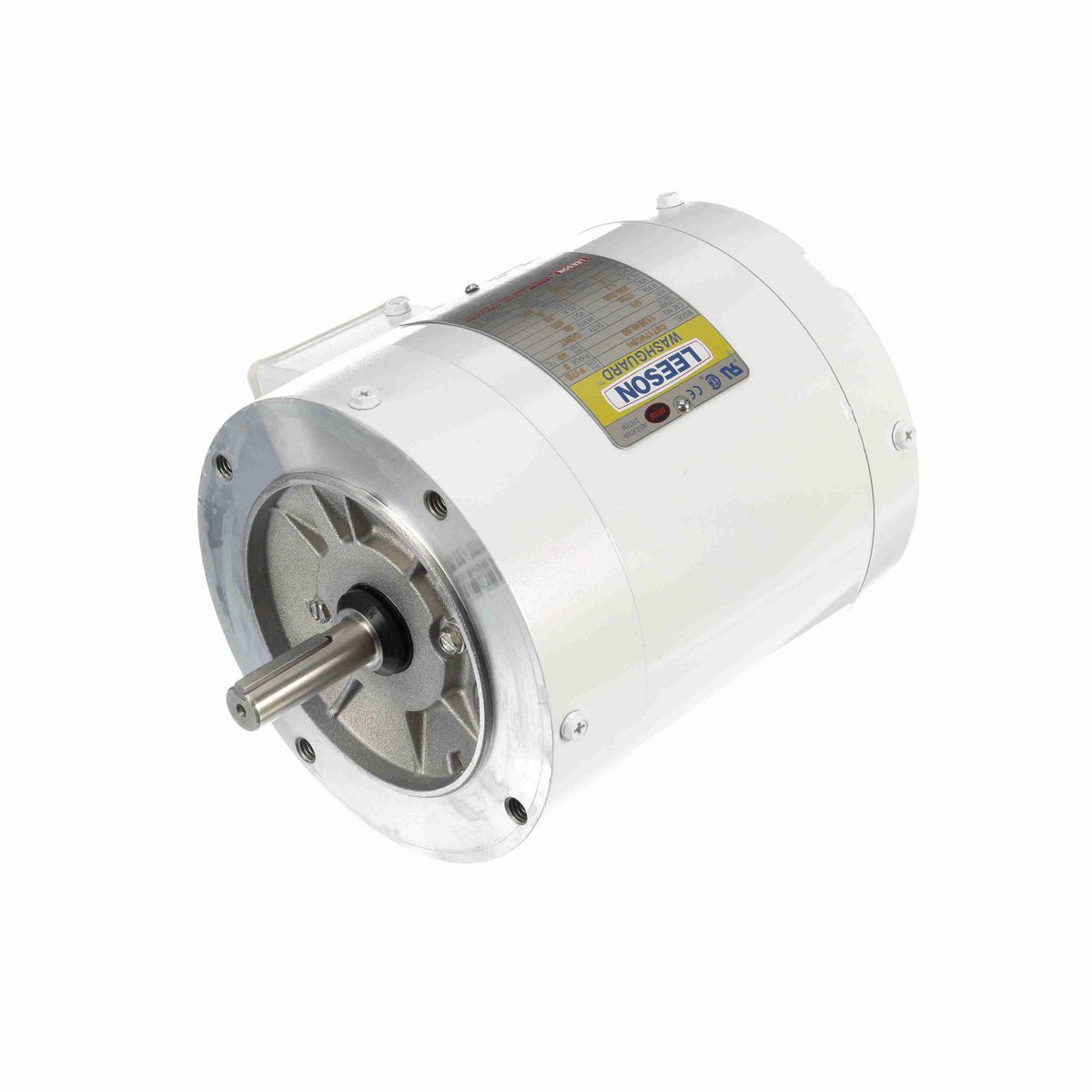 LEESON White Duck™ General Purpose Motor, 0.25 HP, 3 Ph, 60 Hz, 230/460 V, 1800 RPM, 56C Frame, TENV - 113649.00