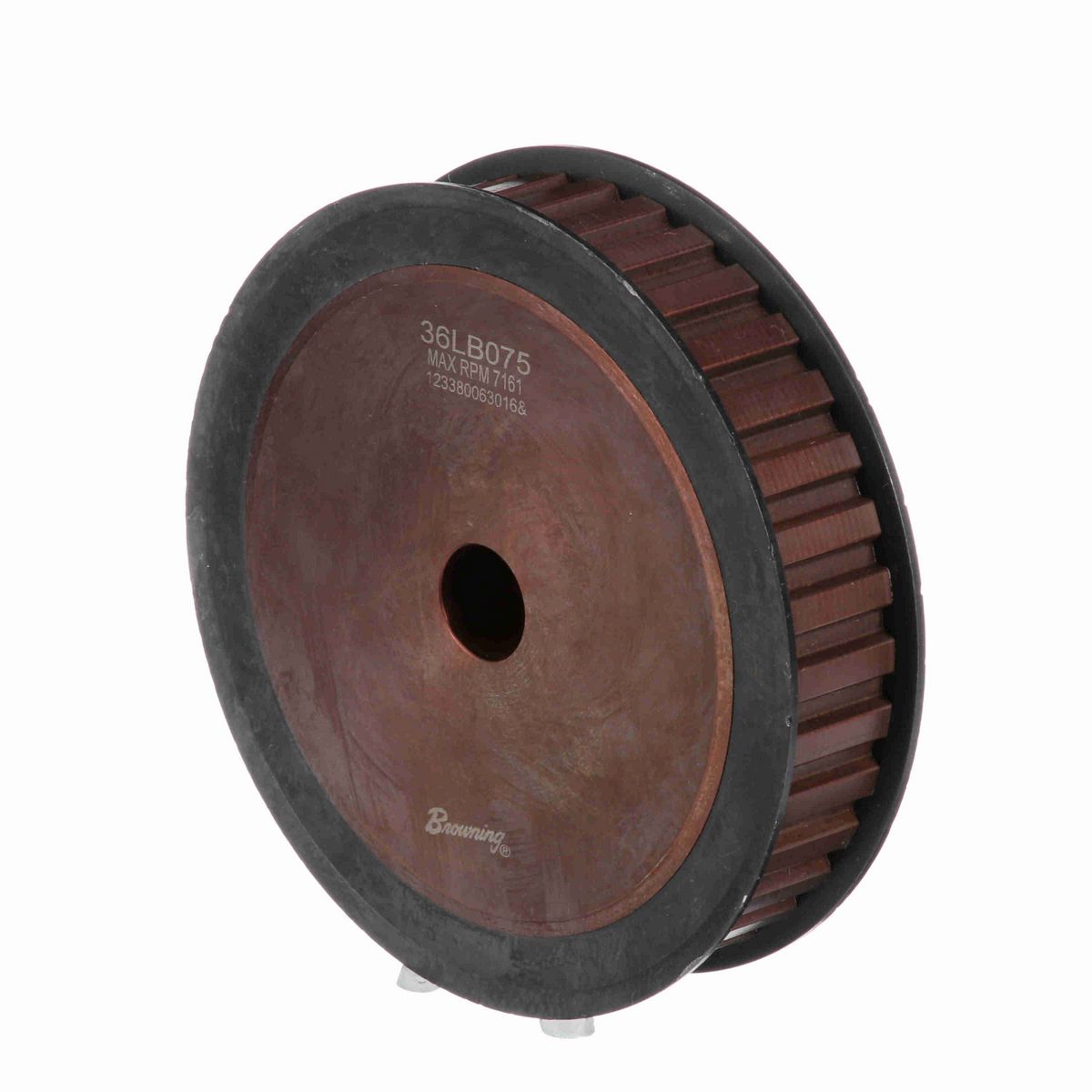 Browning Steel Rough Bore Gearbelt Pulley - 36LB075