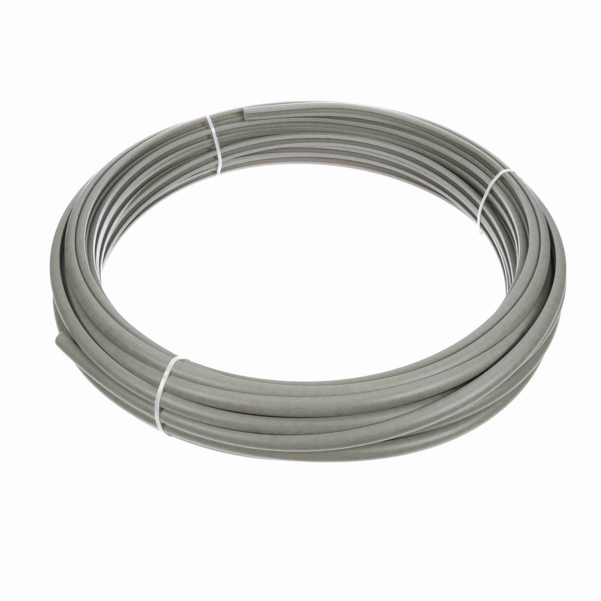 System Plast Half Round Cover: 0.82"W X 0.53"H X 1200"L Dark Grey Nolu-SR - VG-P58HR-SR-100