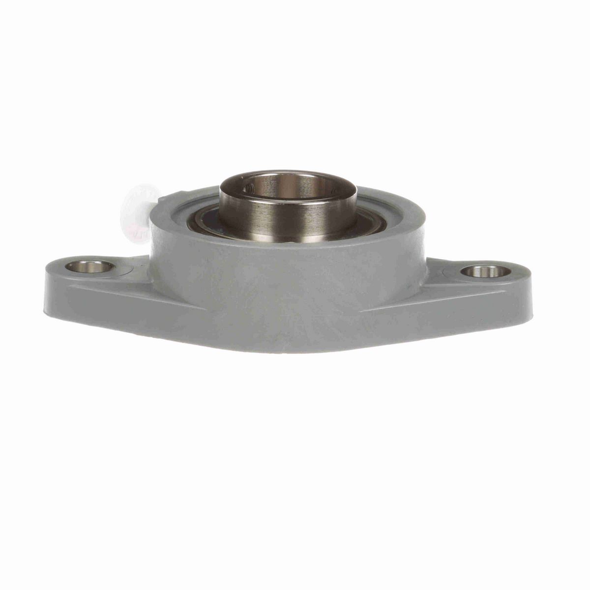 Sealmaster Mounted Composite Two Bolt Flange Ball Bearing - 52100 Bearing Steel, Phosphorus Nickel Coated - Setscrew Lock - Corrosion Resistant - CRFTC-PN19