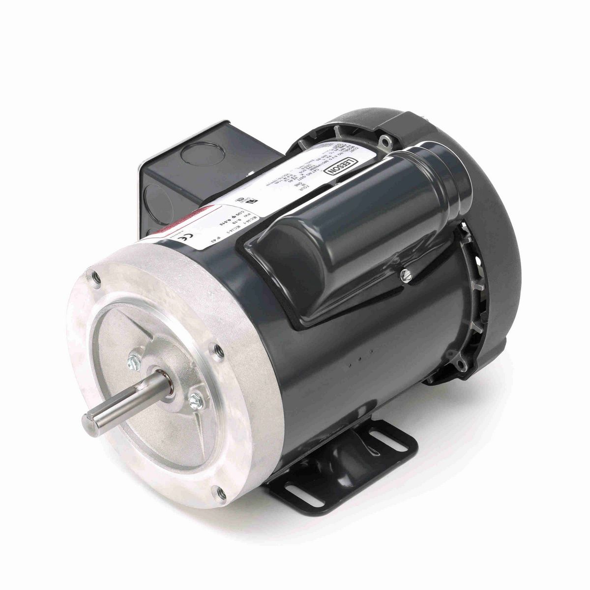 LEESON General Purpose Motor, 0.25 HP, 1 Ph, 60 Hz, 115/208-230 V, 1200 RPM, 56C Frame, TEFC - G577