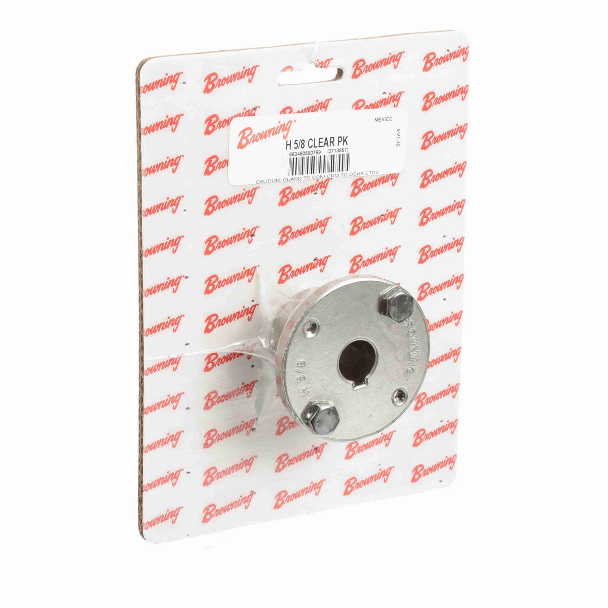 Browning Split Taper Bushing - Inch Bore Type - H 5/8 CLEAR PK