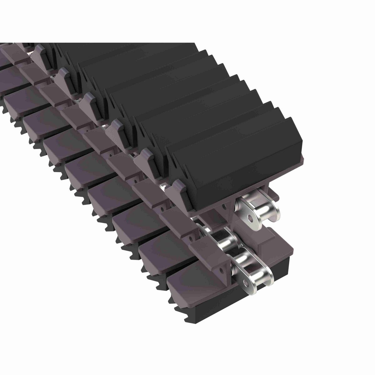 Rexnord 1873TAB SideGrip™ Side-flexing, Material: Brown High Performance, Width: 3.75in, Pitch: 1.5in - 81447331