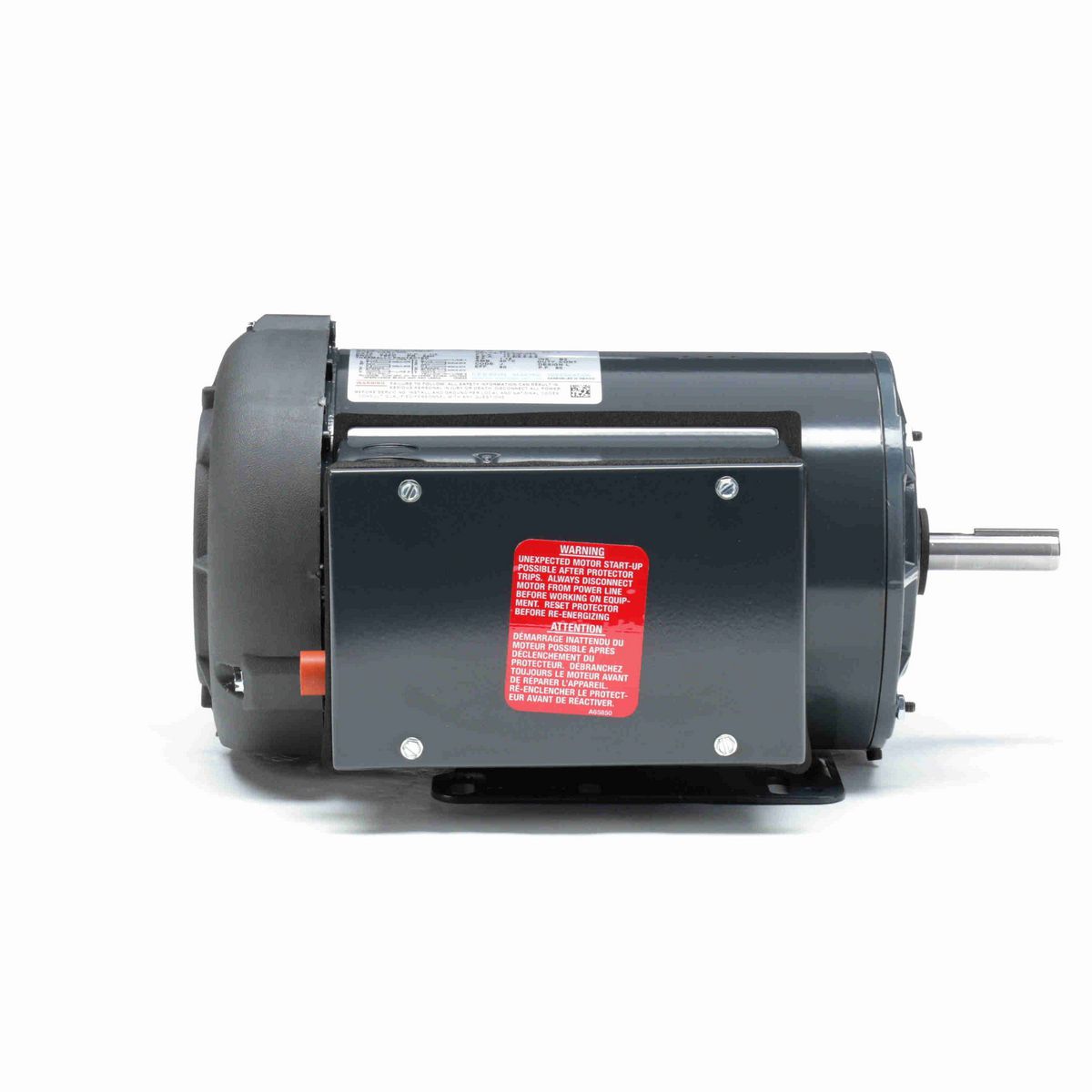 LEESON Agricultural Motor, 1.50 HP, 1 Ph, 60 Hz, 115/230 V, 1800 RPM, 56H Frame, TEFC - 117866.00