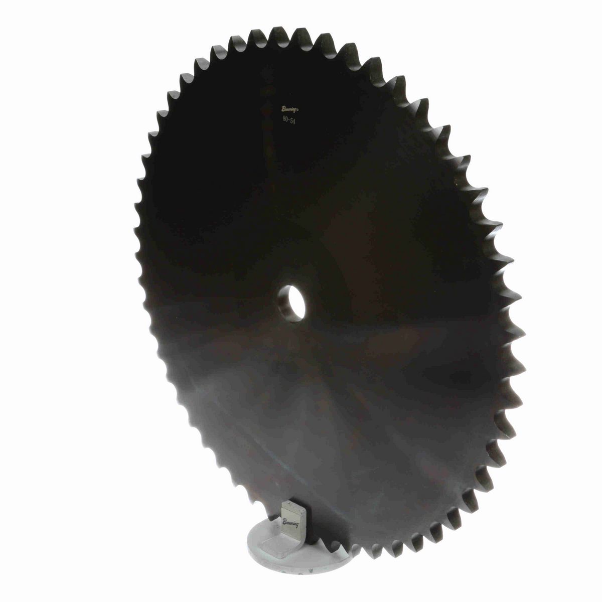 Browning Steel Minimum Plain Bore Roller Chain Sprocket - 80A54