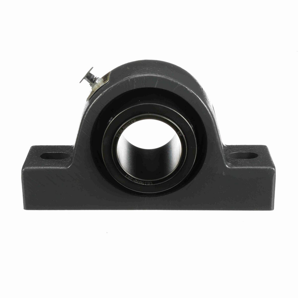 Sealmaster Mounted Cast Iron Two Bolt Pillow Block Spherical Roller - 52100 Bearing Steel, Black Oxided - Collar Mount Lock - USRB5000-203