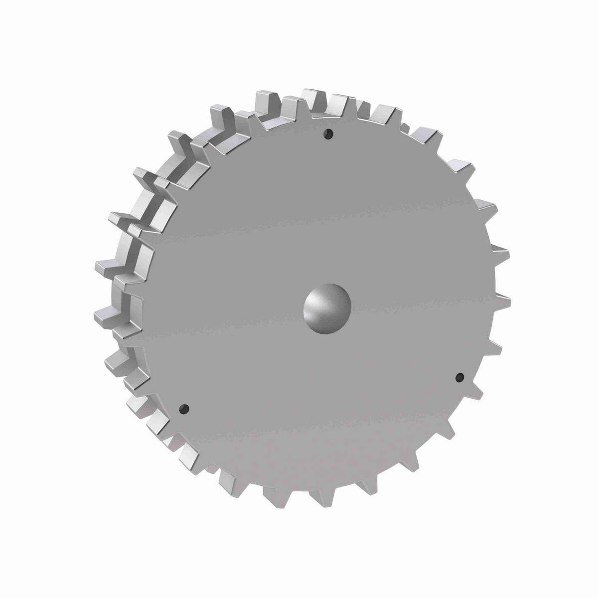 Rexnord 820 Series Solid One Piece Cast Iron Sprocket with 25 Teeth and a 3/4in Round Rough Stock Bore (RSB) - 414-24-2