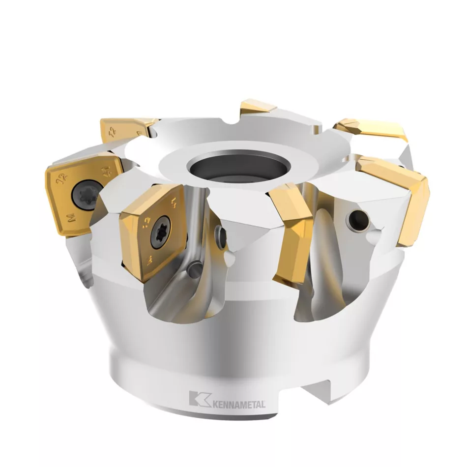 High-Feed copy milling cutter for multiple materials. Kennametal 7792VXE16 Series - Shell Mill - Inch [5667570]