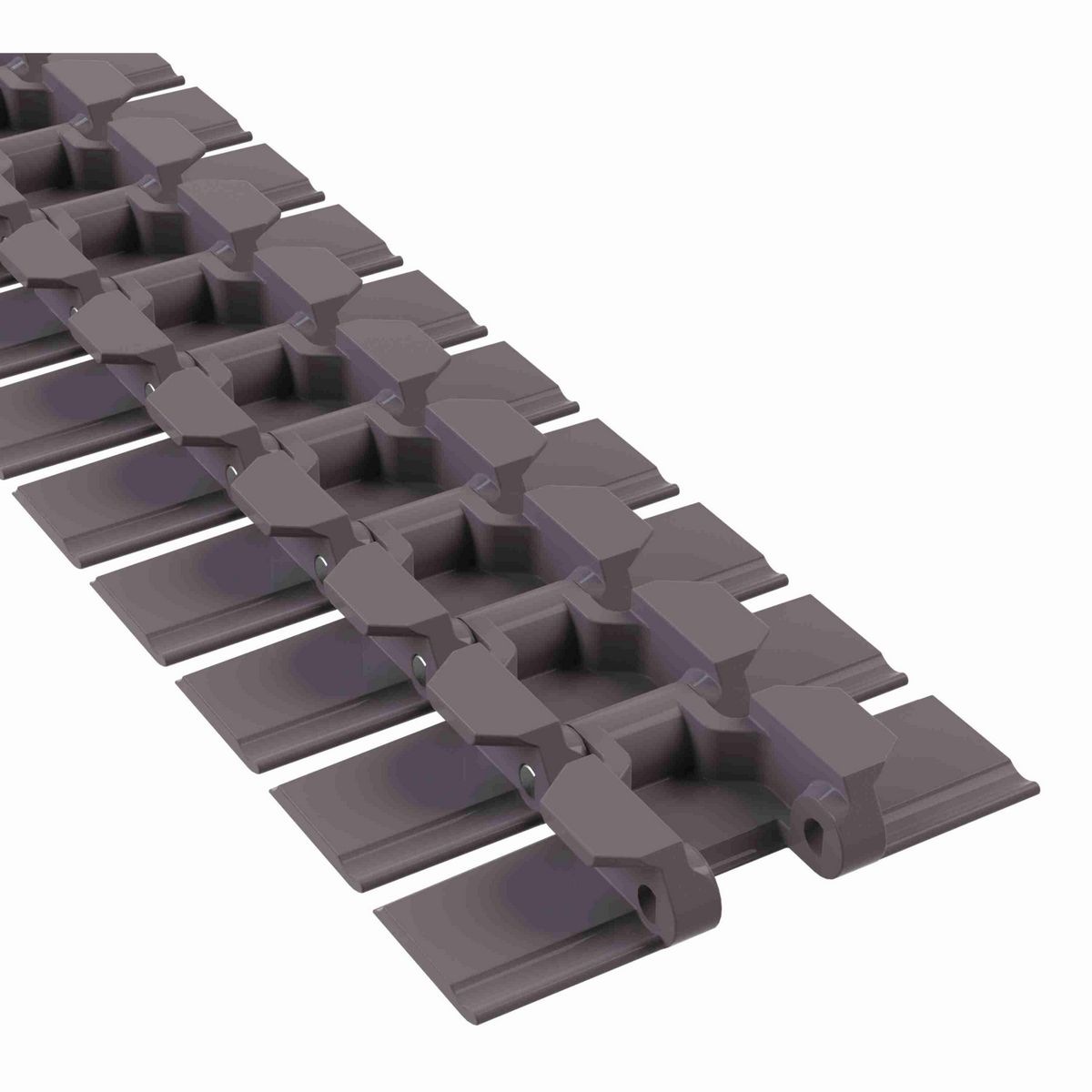 Rexnord 880TAB RubberTop® Side-flexing RubberTop®, Material: Brown High Performance, Width: 4.5in, Pitch: 1.5in - 81415982