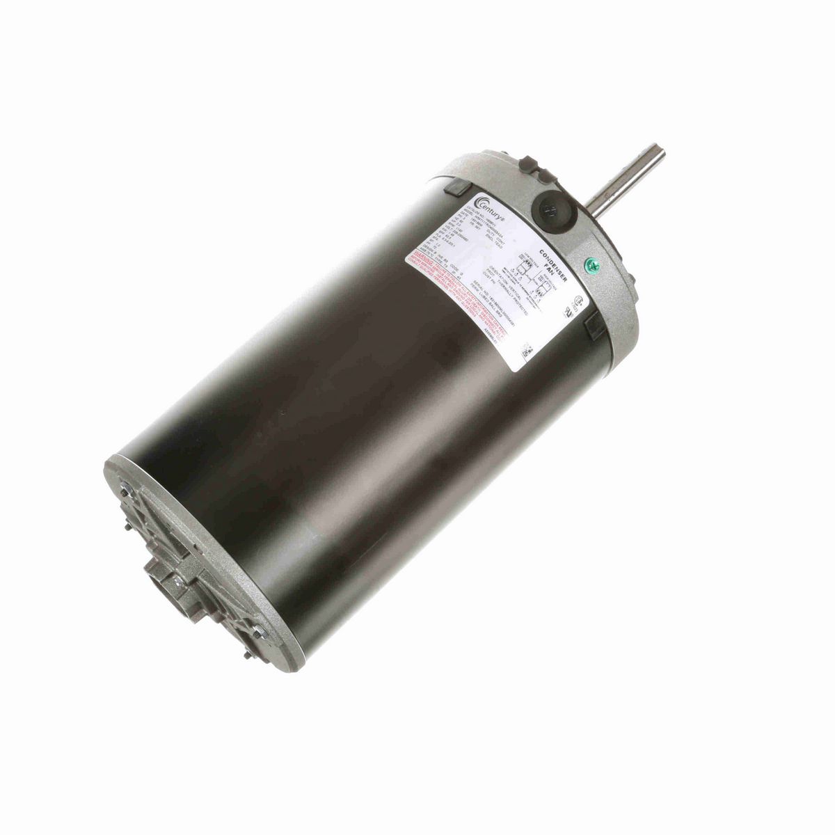 Century Condenser Fan Motor, 2 HP, 3 Ph, 60 Hz, 230/460 V, 1200 RPM, 56Y Frame, TEAO - H698V1