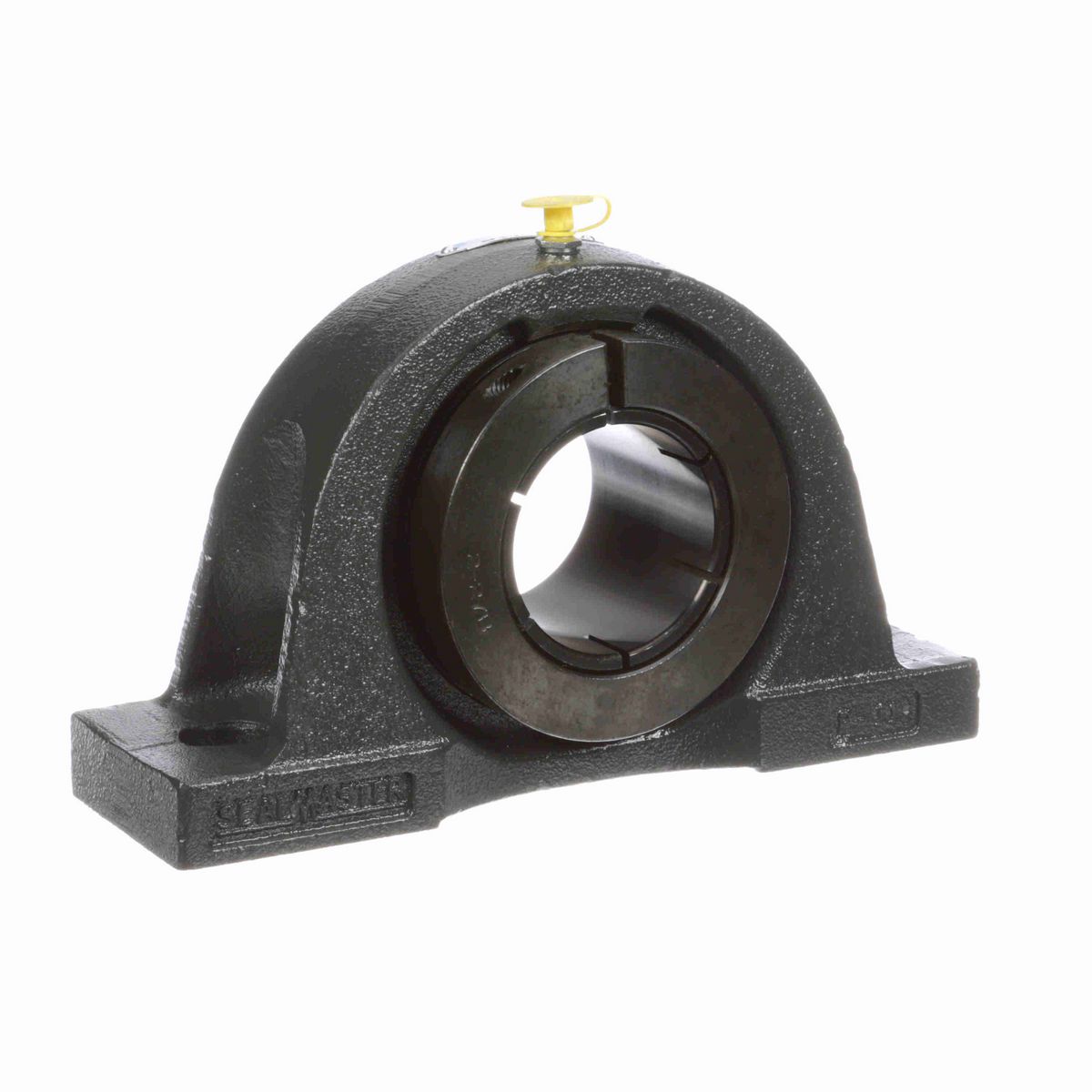 Sealmaster Mounted Cast Iron Two Bolt Pillow Block Ball Bearing - 52100 Bearing Steel, Black Oxided - Concentric Lock - NP-212TM