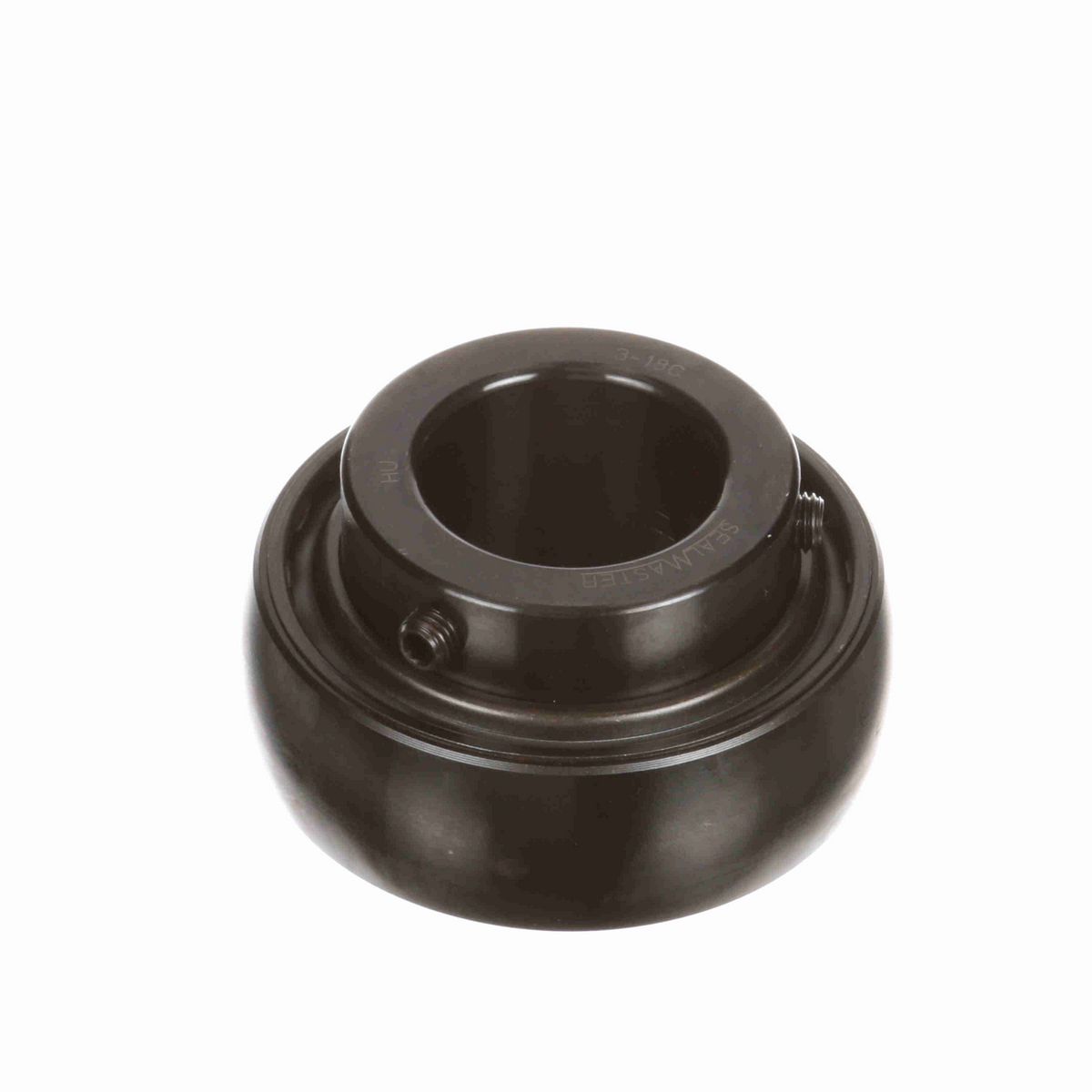 Sealmaster Mounted Insert Only Ball Bearing - 52100 Bearing Steel, Black Oxided - Setscrew Lock - 3-18C