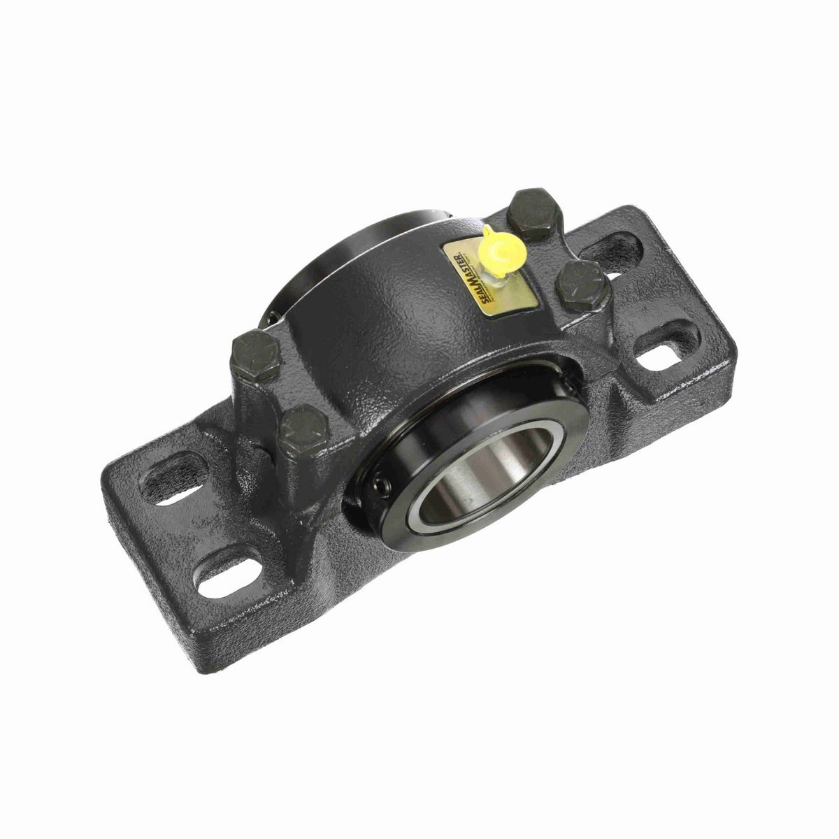 Sealmaster Mounted Cast Iron Four Bolt Pillow Block Tapered Roller - 52100 Bearing Steel - Double Collar Mount Lock - RPB 207-C4
