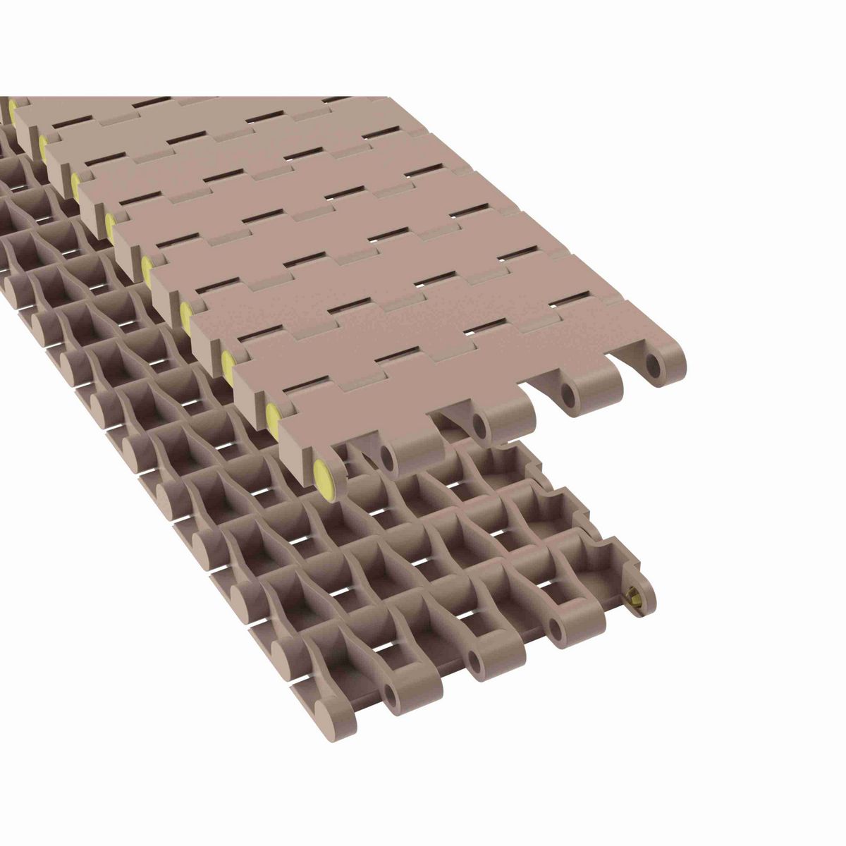 Rexnord 5935 Straight Running Solid Top, Material: Tan Low Friction, Width: 3in, Pitch: 0.75in - 81414871