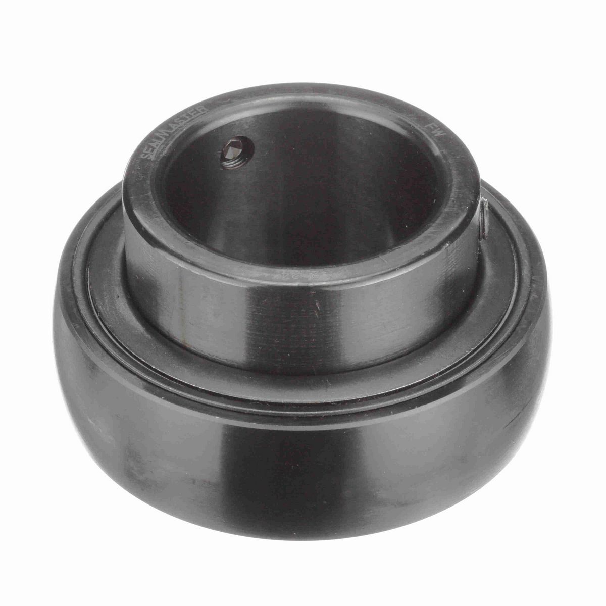 Sealmaster Mounted Insert Only Ball Bearing - 52100 Bearing Steel, Black Oxided - Setscrew Lock - 2-24