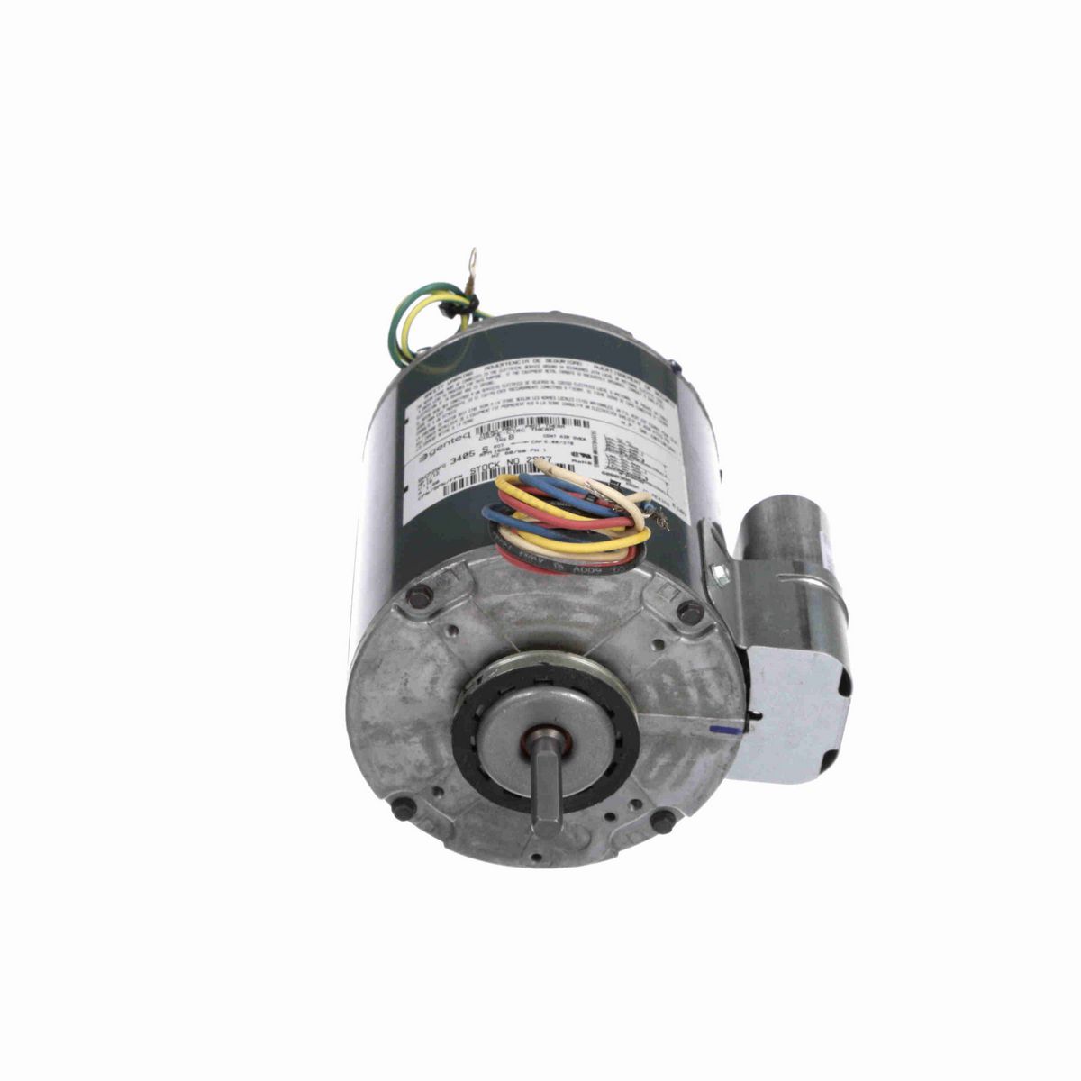 Genteq Condenser Fan Motor, 1/12 HP, 1 Ph, 60/50 Hz, 115 V, 1550 RPM, 1 Speed, 42 Frame, CLOSEDAO - 2927
