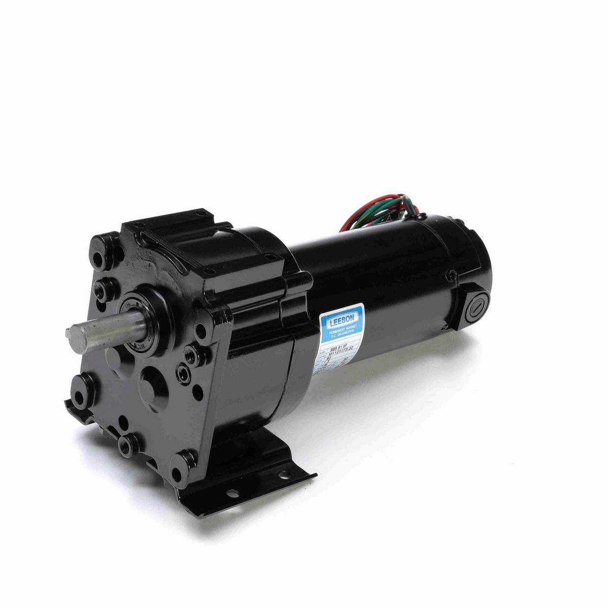LEESON Parallel Shaft Gearmotor, 0.13 HP, 90 V, 94 RPM, 30 Frame, TENV - M1125073.00
