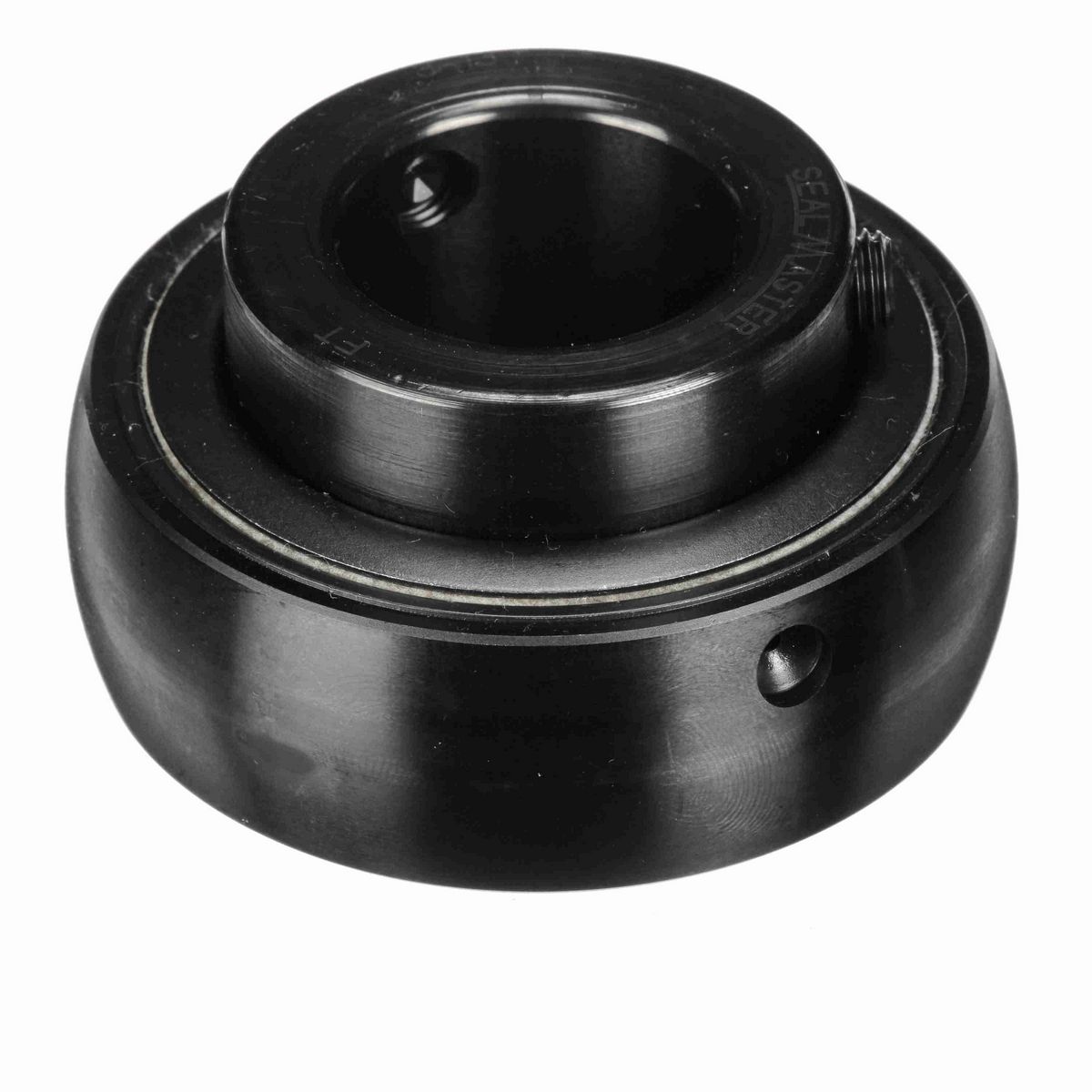 Sealmaster Mounted Insert Only Ball Bearing - 52100 Bearing Steel, Black Oxided - Setscrew Lock - 3-13