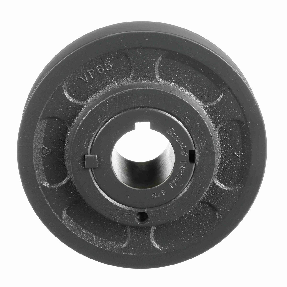 Browning 1 Groove Cast Iron Finish Bore FHP Variable Pitch Sheave - 1VP65X 1 5/8