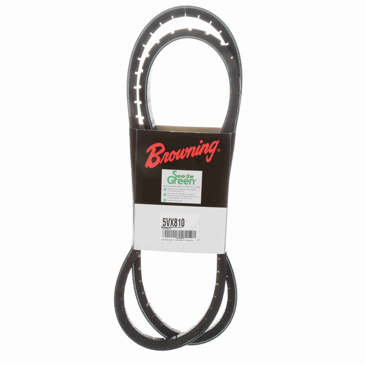 Browning EPDM Notched Belt 98% Efficient - 5VX810