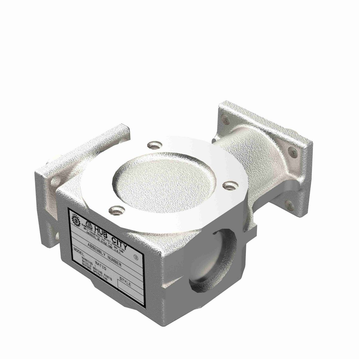 Hub City Bevel Gear Drives Aluminum Bevel Reducer - AD1 1/1 D,E SP