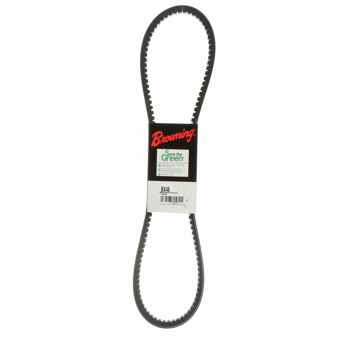 Browning EPDM Notched Belt 98% Efficient - BX46