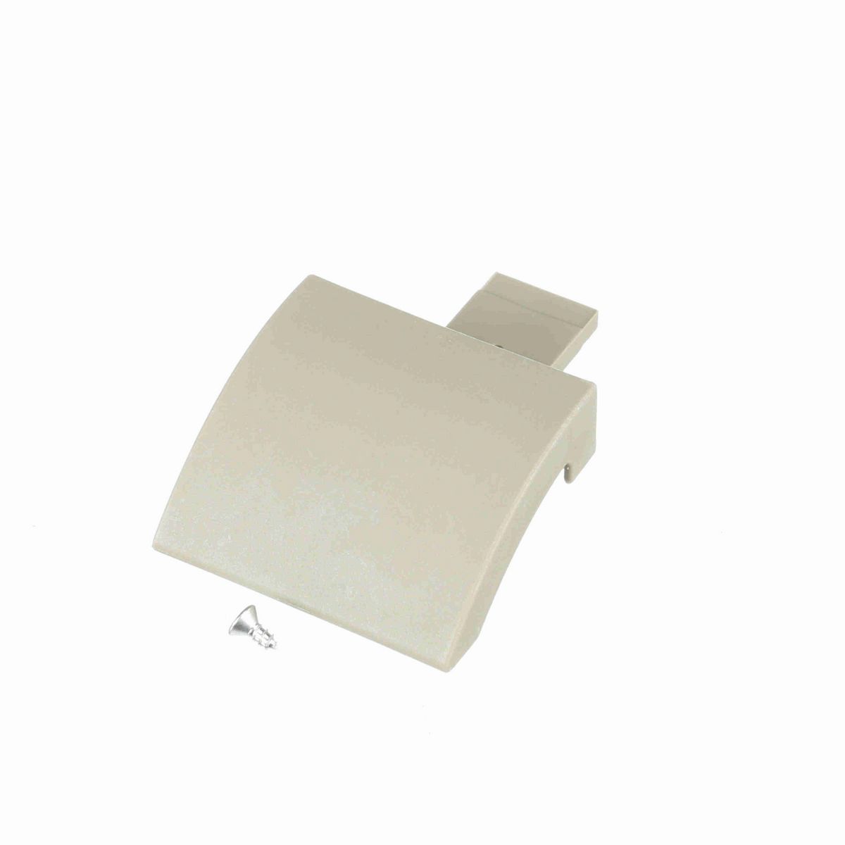 System Plast Nose/Side Plow: 0.87"W X 1.89"H X 2.83"L Gray Acetal - SHOE-48L42