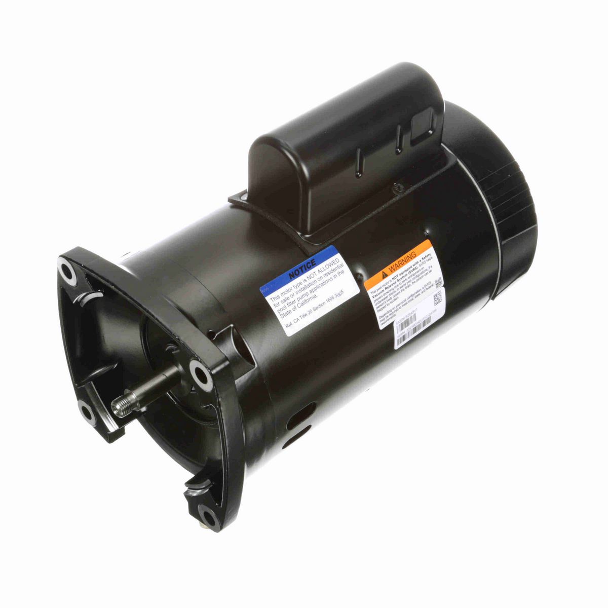 Century Pool Pump Motor, 1.0 HP, 1 Ph, 60 Hz, 115/230 V, 3600 RPM, Y56Y Frame, DP - B2848V1
