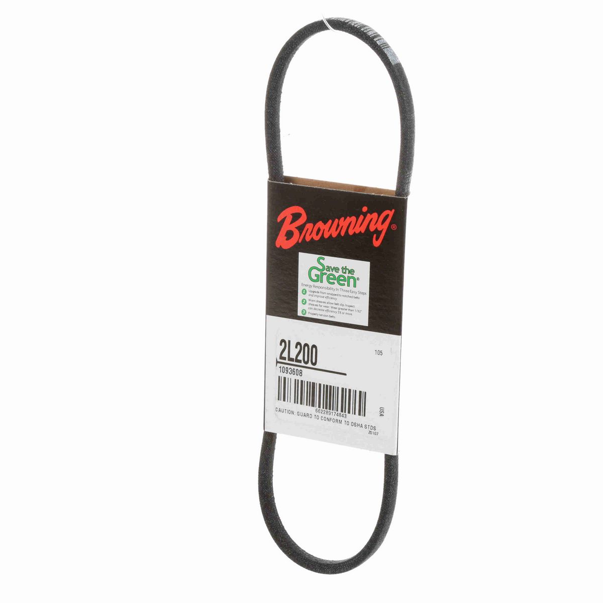 Browning Rubber FHP Belt - 2L200