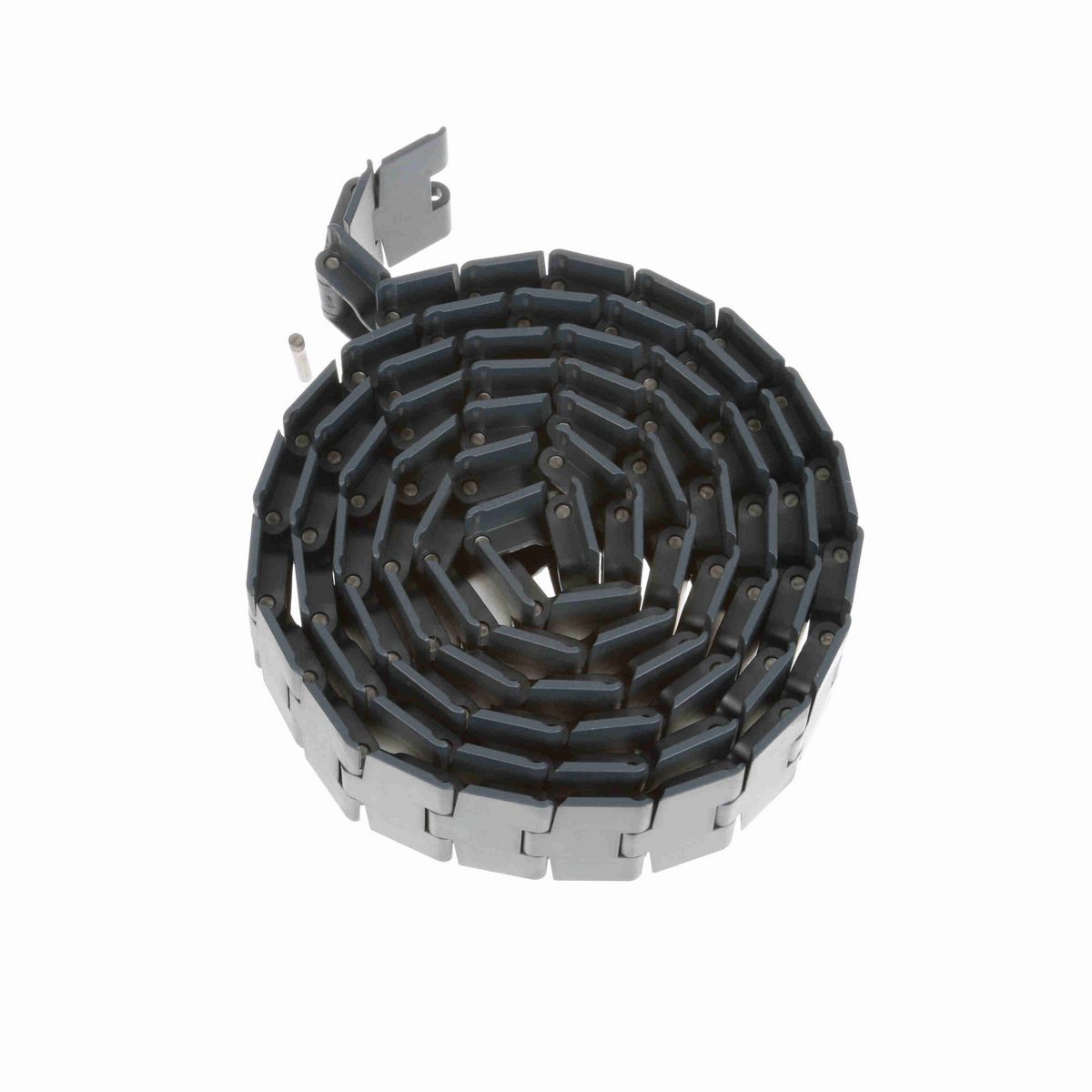 System Plast 880M Side-flexing Solid Top, Material: NG evo (Gray Blue), Width: 3.25in, Pitch: 1.5in - NGE880M-K325