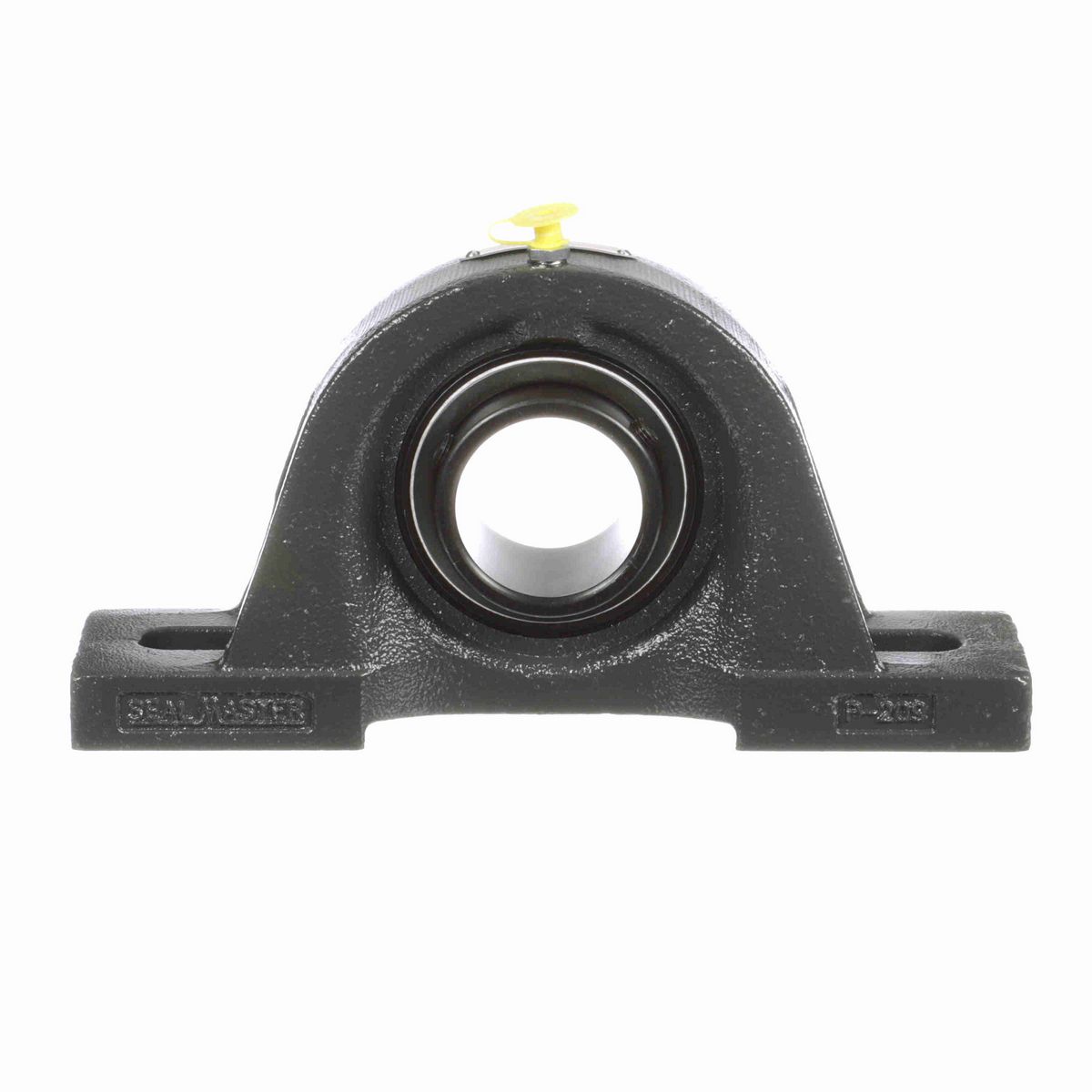 Sealmaster Mounted Cast Iron Two Bolt Pillow Block Ball Bearing - 52100 Bearing Steel, Black Oxided - Setscrew Lock - SP-32R