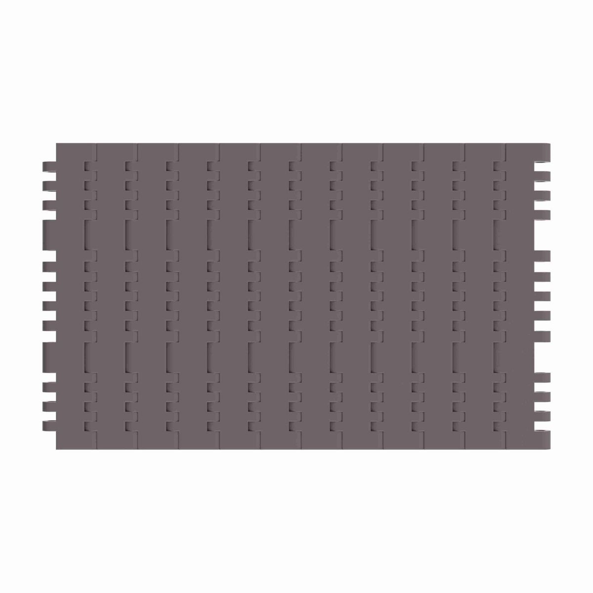 Rexnord 7705 Straight Running Solid Top, Material: Brown High Performance, Width: 7.5in, Pitch: 1in - 81415181