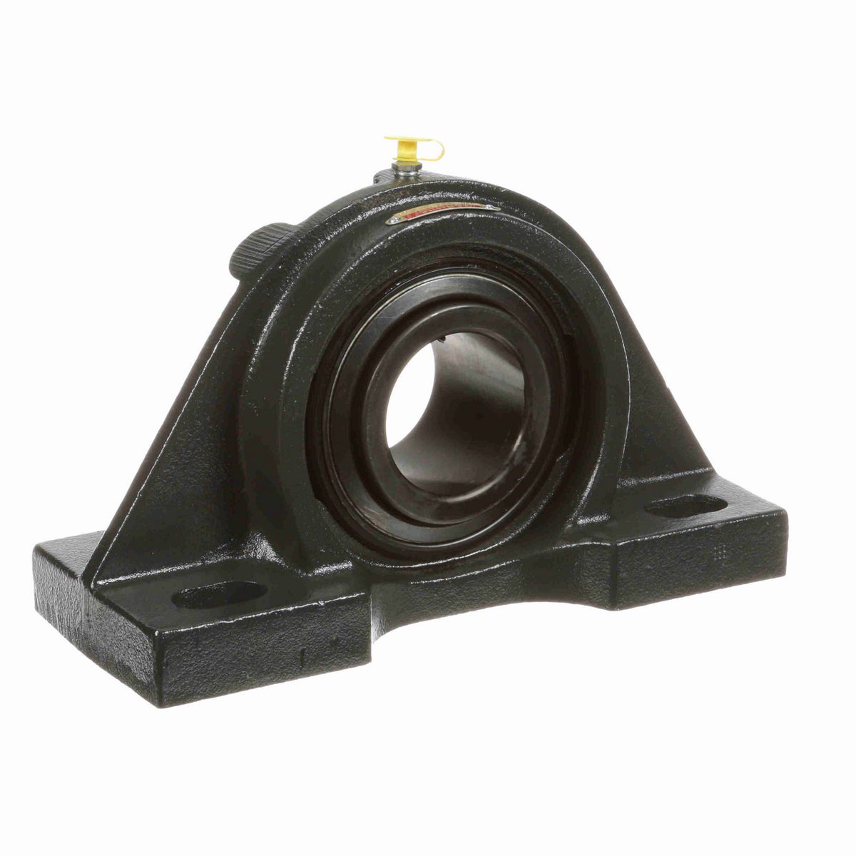 Sealmaster Mounted Cast Iron Four Bolt Pillow Block Ball Bearing - 52100 Bearing Steel, Black Oxided - Setscrew Lock - MFP-40