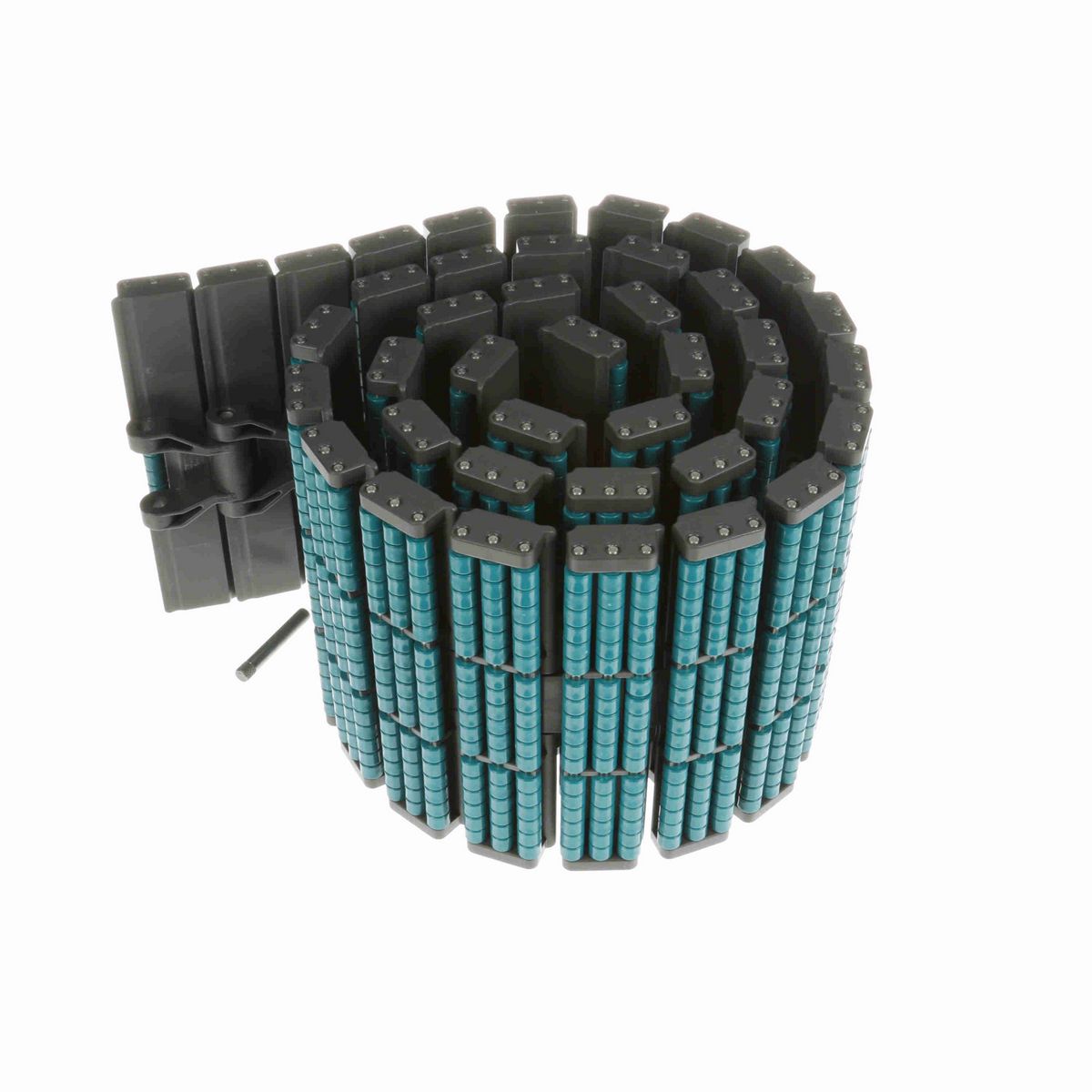 System Plast 8257LBP Straight Running Low Backline Pressure, Material: Gray Low Friction, Width: 7.5in, Pitch: 1.5in - LFG8257LBP-K750