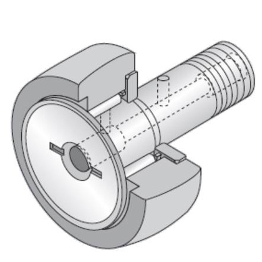 Cam follower with shaft NTN KR90LL/3AS