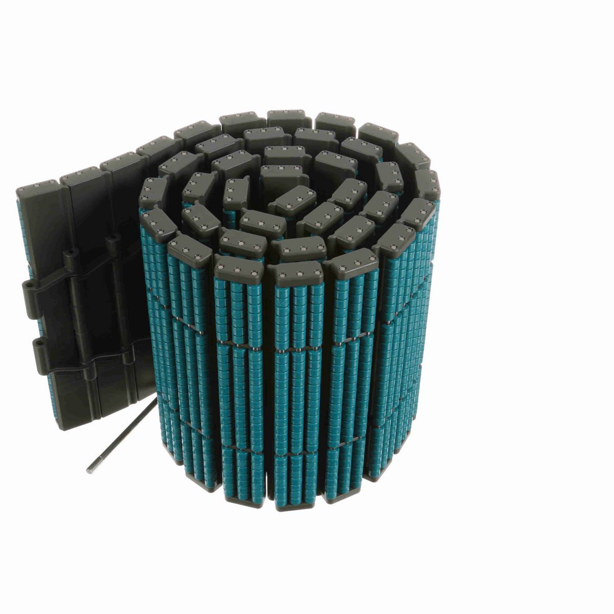 System Plast 821LBP Straight Running Low Backline Pressure, Material: Gray Low Friction, Width: 10in, Pitch: 1.5in - LFG821LBP-K1000