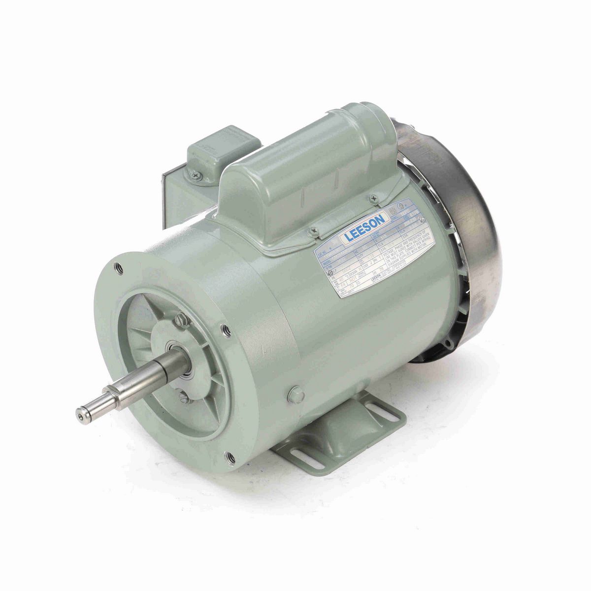 LEESON General Purpose Farm Duty Motor, 1 HP, 1 Ph, 60 Hz, 115/230 V, 3600 RPM, 56CZ Frame, TEFC - 119448.00