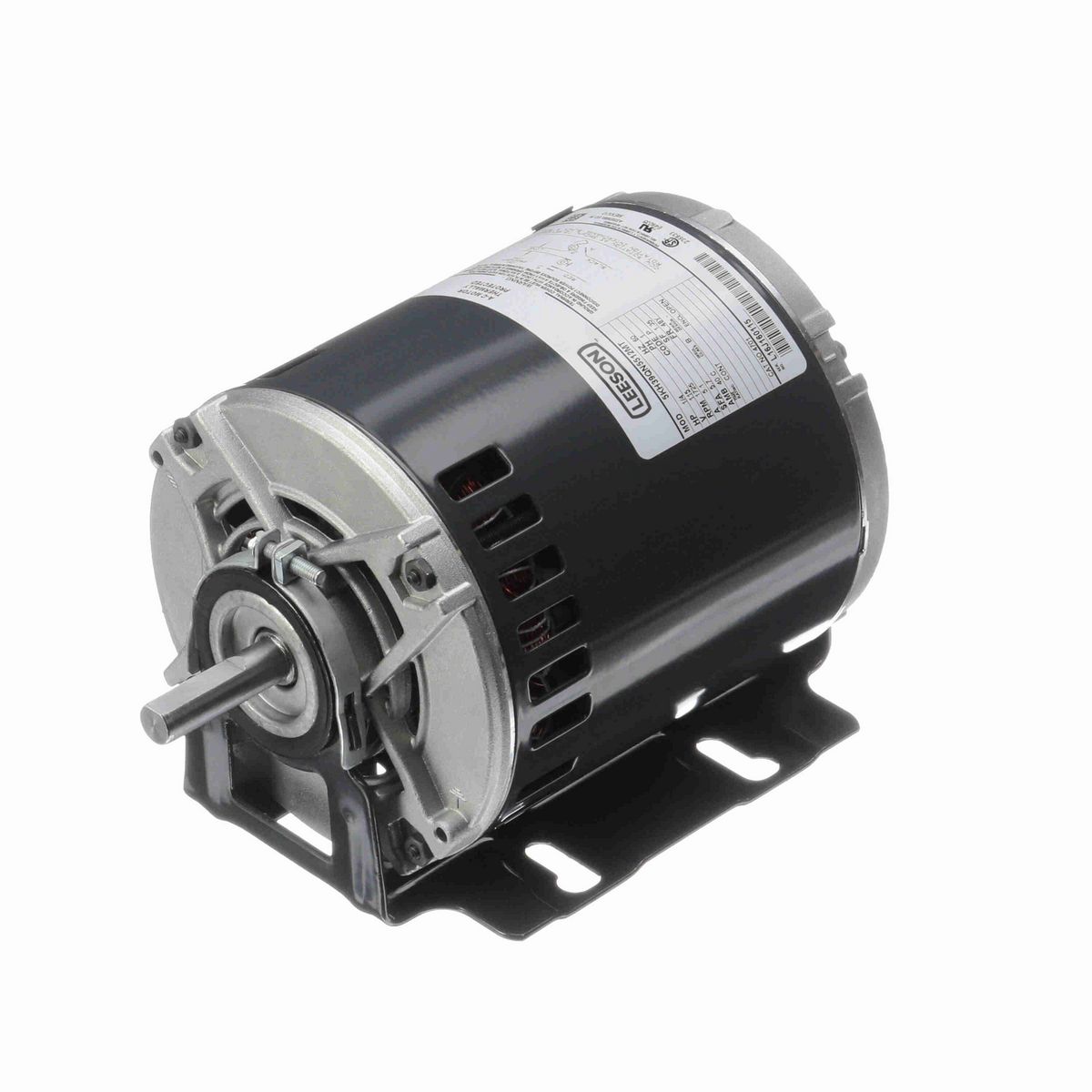 LEESON Fan and Blower Motor, 0.25 HP, 1 Ph, 60 Hz, 115 V, 1800 RPM, 48Y Frame, OPEN - 4701