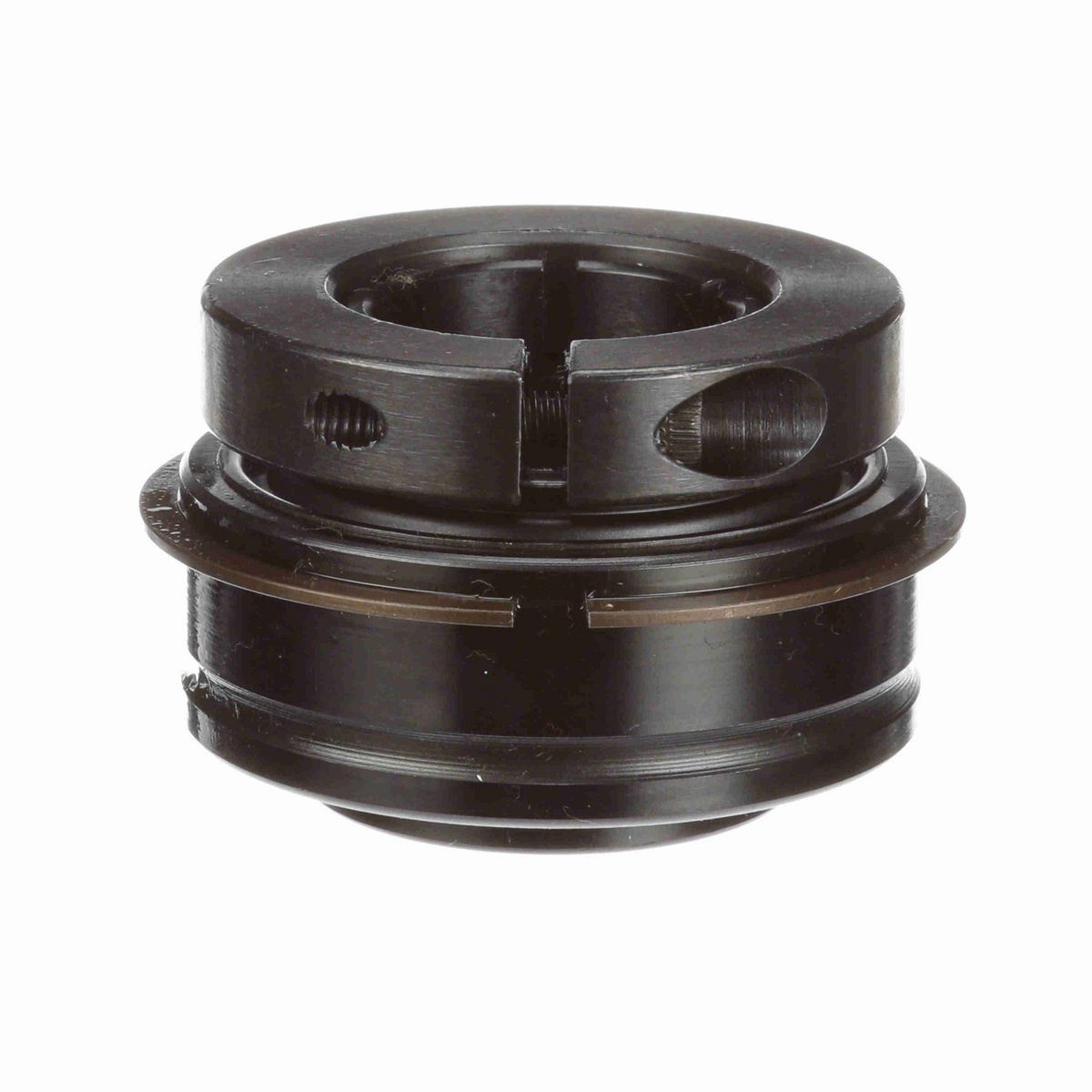 Sealmaster Mounted Insert Only Ball Bearing - 52100 Bearing Steel, Black Oxided - Concentric Lock - ER-205TMC