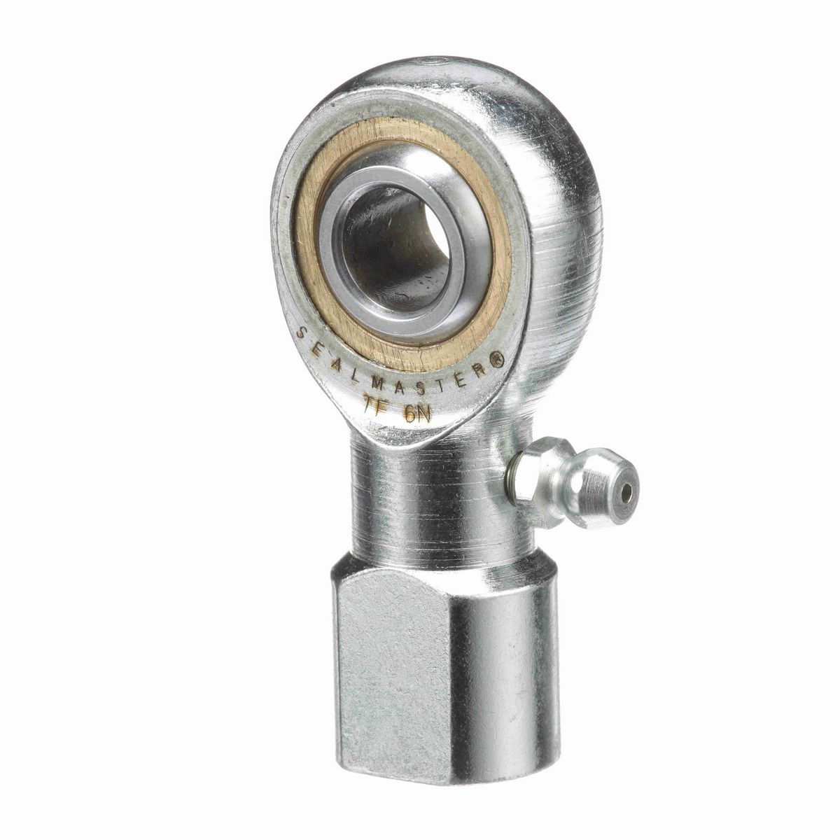 Sealmaster Female Rod End Bearing - Three-Piece Greasable Bronze Race - TF 6N